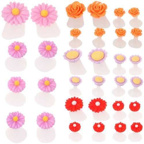 64 Pezzi Separadita A Fiori In Silicone Per Pedicure E