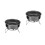 2 Pezzi Grill A Carbone In Per Esterni 7