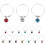 16 Pezzi Colorati Per Vino Identificatori 2
