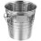 Ktv Use Stainless Steel Ice Cube Bucket Silver 1 Set 9