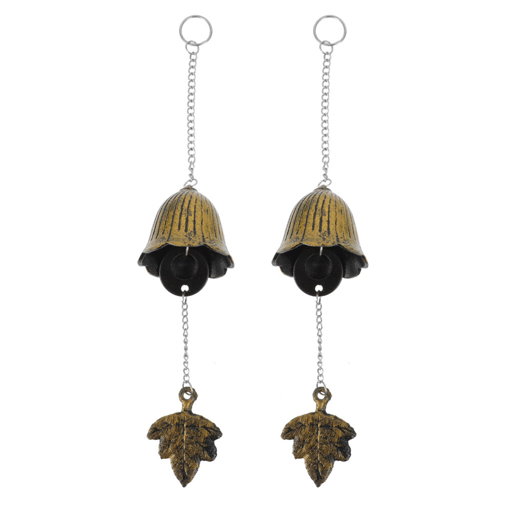 6 Sztuk JapońSkich DzwonkóW Wiatru W KształCie LiśCia Klonu – Cynkowe-image