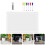 1Set Desktop Wit Acryl Schrijfbord Herbruikbaar Memo Bord 2