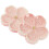 2Pcs Ceramic Incense Plates Pink Flower Shaped Decorative Burners 10