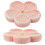 2Pcs Ceramic Incense Plates Pink Flower Shaped Decorative Burners 11