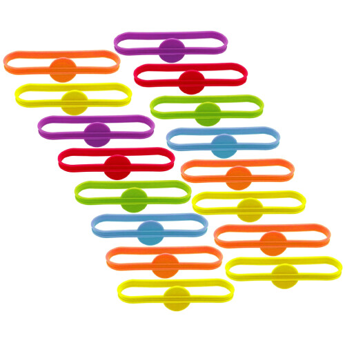36 Pezzi Marker In Silicone Per Bicchiere Vino E Cocktail 2