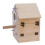 Raindrops Conure Nesting Box Wood Khaki Indoor Placement 1set 1