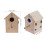 Raindrops Conure Nesting Box Wood Khaki Indoor Placement 1set 4