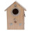 Raindrops Conure Nesting Box Wood Khaki Indoor Placement 1set 3