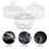 3 Piezas Tazas De Cristal Para De Con Tapa 3