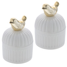 2 Pièces Boîtes Rangement Bonbons Mariage Cadeau Décoration