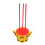 Creative Red LED Buddha Incense Burner Plastic Aromatherapy 6