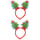 2Stk Weihnachtsbaum Kopfschmuck Glitzer Haar Accessoire 7