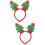 2Stk Weihnachtsbaum Kopfschmuck Glitzer Haar Accessoire 9