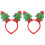 2Stk Weihnachtsbaum Kopfschmuck Glitzer Haar Accessoire 4