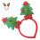 2Stk Weihnachtsbaum Kopfschmuck Glitzer Haar Accessoire 3