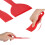 Uitgebreid 3-delig plastic stopverfschraper-spatelassortiment 6