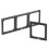 86 Type Draaddoos Sjabloon Schakelaar Socket Gat-enkel gat 6