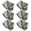 6Pcs Breathable Nylon Bee Net Hat Mesh Head Protector for Garden Work 7