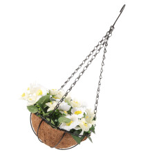 Assorted Color Plastic Hanging Flowerpot for Garden and Home Decor