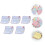 5 Pièces Serviette Coton Six Couches Pour École 6