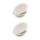 4Pcs Ceramic Wax Melt Warmer Dish White Hat Shape Aromatherapy Tray 8