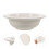 4Pcs Ceramic Wax Melt Warmer Dish White Hat Shape Aromatherapy Tray 11