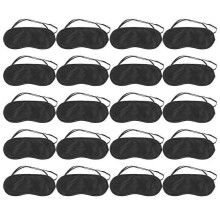 20 Stück Einweg-Augenmasken, bequeme Augenbedeckungen, Schlafmasken, Schlafbrillen, Reise-Schlafmasken