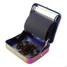 (Rainbow 70mm) Rolling Box Nieuwe Metalen Machine Tabak Roller Sigarettenkoker 70mm 78mm 110mm Handmatige Rookaccessoires Gadgets Voor Manne