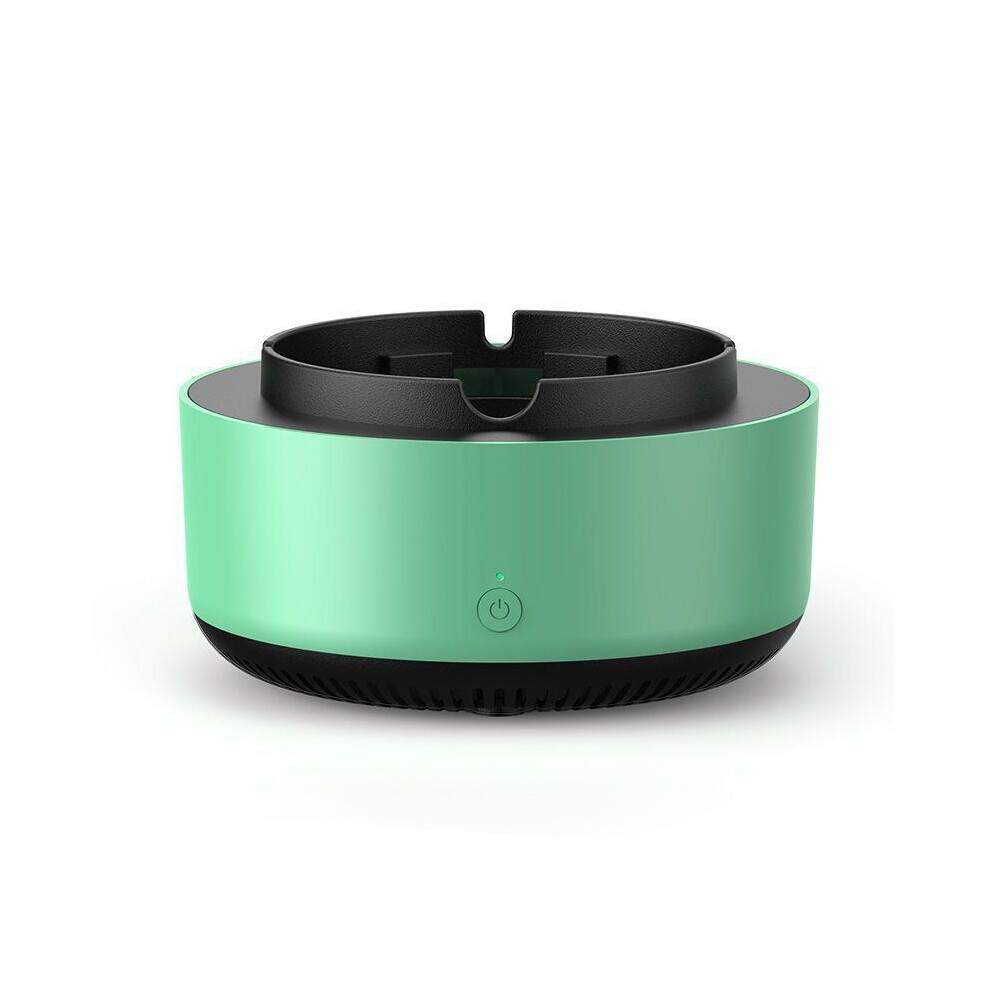 Green (Green)Smokeless Ashtray With Air Purifier, Intelligent Ashtray For Air Purification With Negative Ions For Car Home