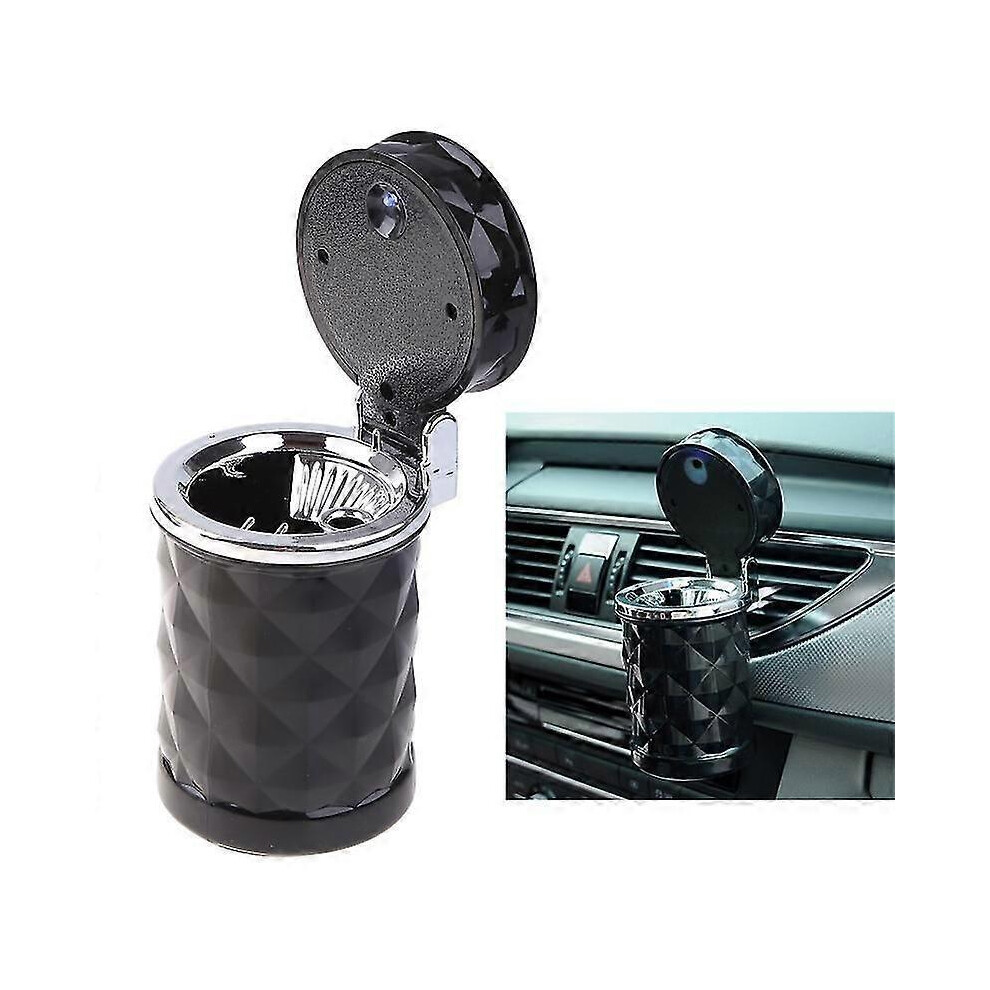 Light Car Ashtray With Lid Smell Proof Detachable Car Ashtray With