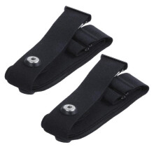 2x Ersatz-Brustgurte kompatibel mit Polar Wireless Herzfrequenzmesser, Sport- und Fitness-Tracking