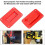 12 τεμάχια θήκης εργαλείων συμβατή με Milwaukee M18 & για Dewalt 20v, βάση τρυπανιού τοίχου με 2