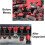 12 τεμάχια θήκης εργαλείων συμβατή με Milwaukee M18 & για Dewalt 20v, βάση τρυπανιού τοίχου με 5