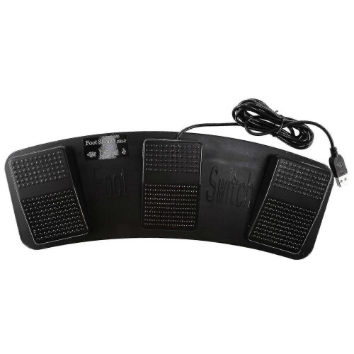 Fs3-p Usb Triple Foot Switch Pedal Control Keyboard Mouse 3 Pedals Simulate Any Key On Keyboard Com 1
