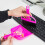 Conjunto De Vassourinha E Lixeira Plástico Mini Para (Rosa) 8
