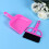 Conjunto De Vassourinha E Lixeira Plástico Mini Para (Rosa) 6
