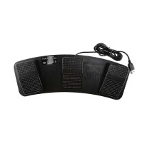 FS3-P USB Dreifach-Fußschalter-Pedalsteuerung für Tastatur und Maus (3 Pedale) zur Simulation beliebiger Tasten auf der Tastatur
