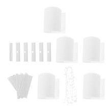 1 Set Diy Polyester Jalousien Mit Höhenverstellbaren Lamellen