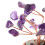 Mini Árvore De Cristal Artificial 7 Galhos Para Decoração De 8