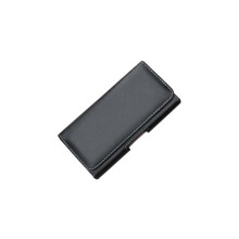Läderfodral för mobiltelefoner med bälte för seniorer, smartphone, mobiltelefon med bälte - horisontellt skydd 4,5 tum (14,0 x 6,5 x 2,7).