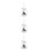 3Stk Transparente ABS Anhänger, Reusable Weihnachtsdeko 7