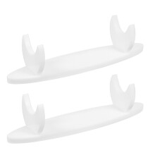2 Etikett Schwarz Titanfarben Acryl Stiftehalter