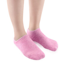 1 Paar Gel Hydraterende Hiel Socks Anti-Scheuren Voetverzorging (Roze)