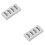 2 Silikon Backform Für Fondant Umkehrform 6