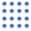 45Pcs Blue Plastic Craft Eyes Realistic Button Eyes for 10