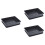 3 Conjuntos De De Plástico Para Com Bandejas 6