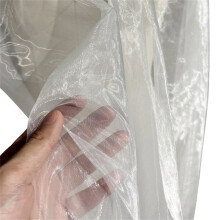Gradient Organza Cloth 50x140cm Metallic Color-Glossy white