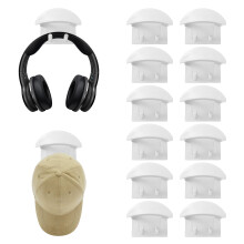 Damage Release Removable Hooks Heavy Duty Adhesive-White 12