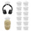 Damage Release Removable Hooks Heavy Duty Adhesive-White 12 1