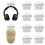 Invisible Adhesive Hooks Multipurpose ABS Plastic Wall-Clear 8 1